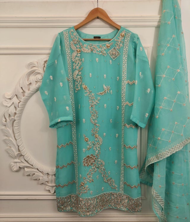 green emerald velvet dress Pearl Bow